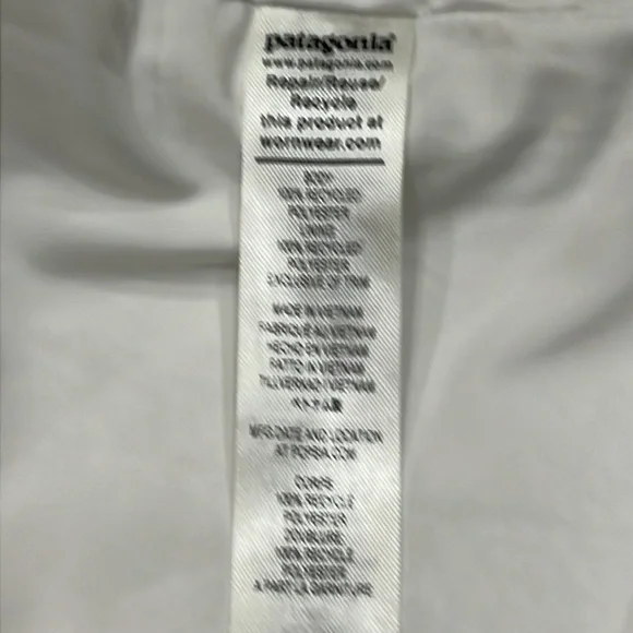 Patagonia Women's Los Gatos Fleece White Logo Jacket SZ L - Picture 10 of 16